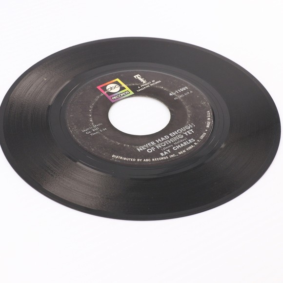 Ray Charles – Yesterday / Never Had Enough Of Nothing Yet 45 rpm Vinyl 7" Record - Picture 9 of 10
